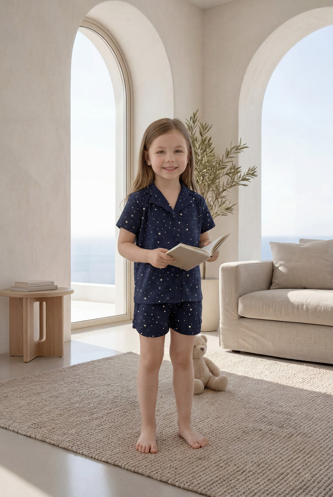 Girls' Stars Pajama Shorts - Comfort and Style for Everyday