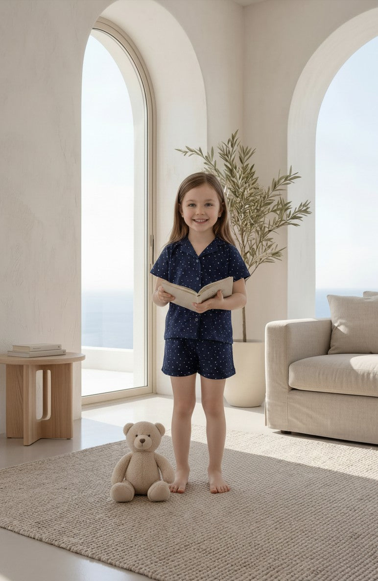 Girls' Stars Pajama Shorts - Comfort and Style for Everyday