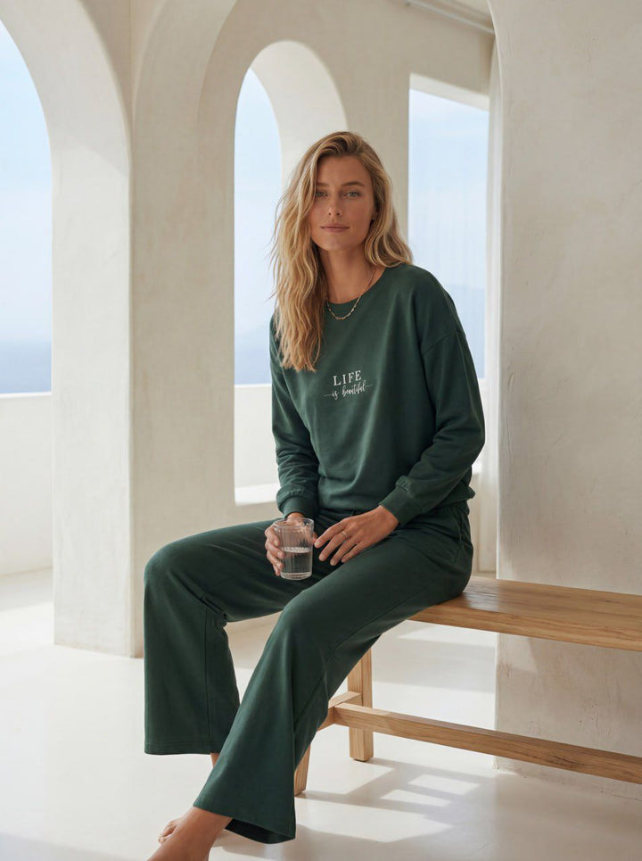 Jouri Green Relaxed Lounge Set / 2817