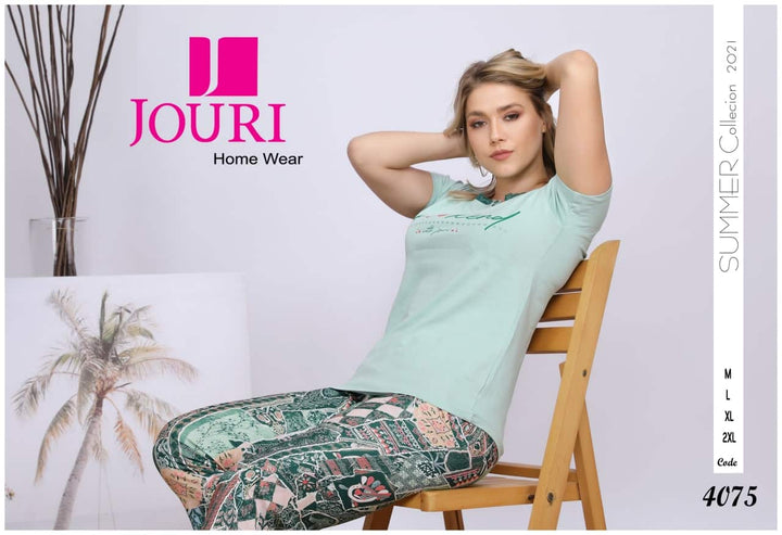 "Weekend" Women's Half Sleeve Pajamas