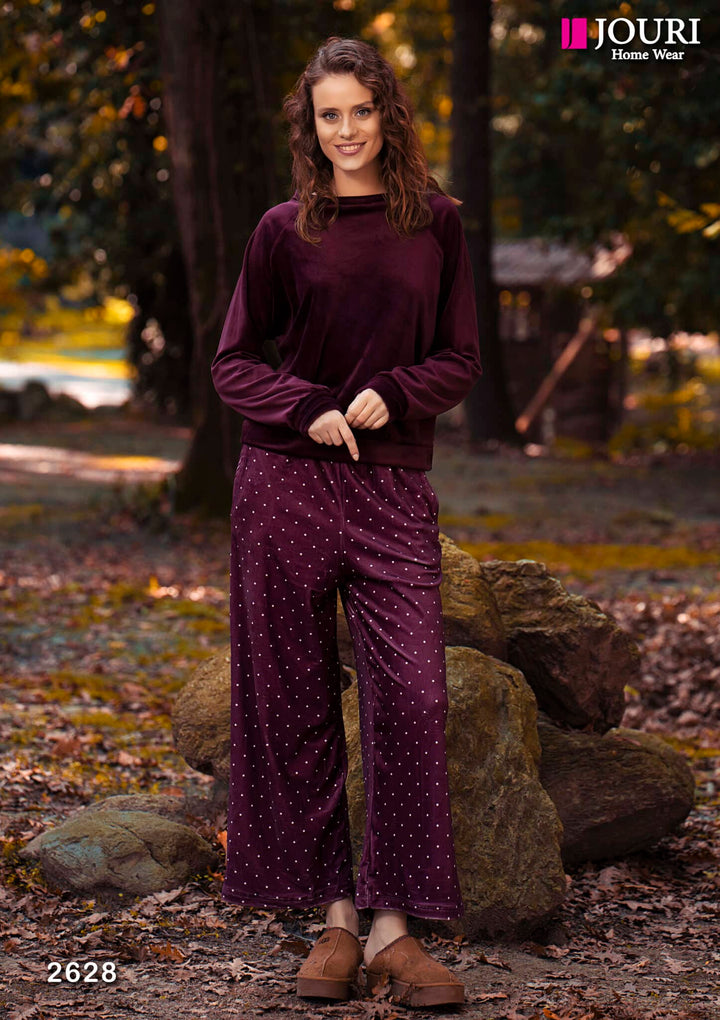 Women's polka dot pajamas